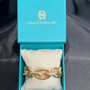 House of Harlow 1960 | Gold Chunky Bracelet